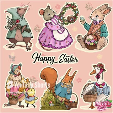 Relax, Recharge, Reflect with the Happy Color app. Happy Easter