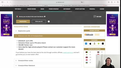 Champion Poker review by rakerace.com