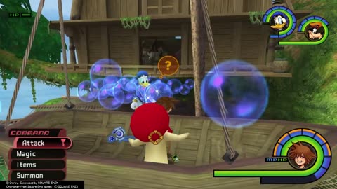 Kingdom Hearts Episode 29 VIne slide, Item collect