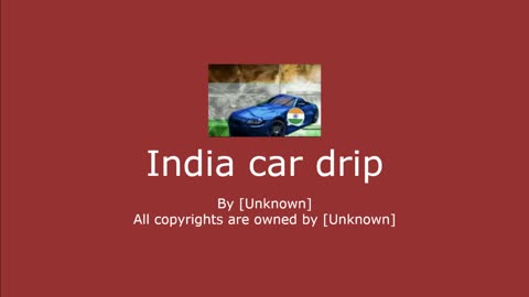 India car drip