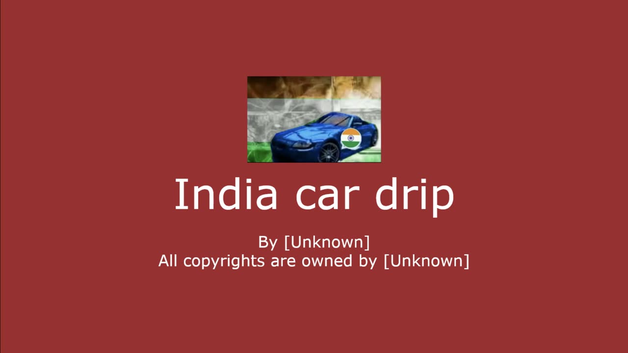 India car drip