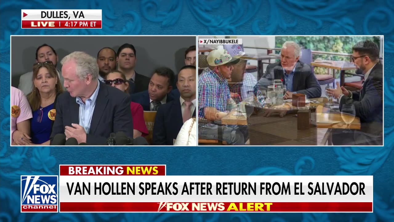 Democrat senator speaks after visiting Abrego Garcia