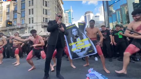 Maori Warriors Declare War on Globalists in Auckland, New Zealand