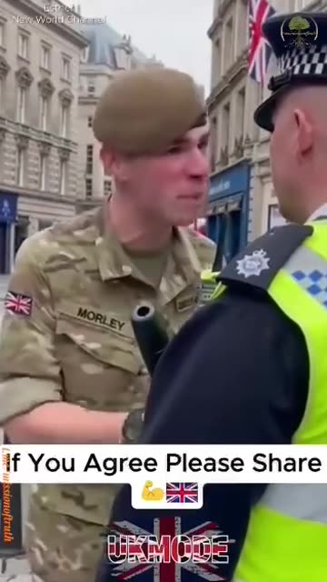 British soldier has had enough.. 🇬🇧🫡