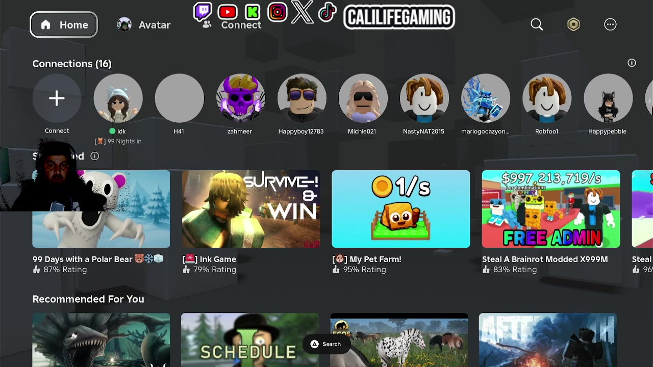 Cali Life Gaming (Roblox) 99 nights in a forest)