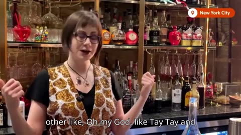 Fans toast Taylor Swift's engagement at 'Champagne Problems' themed bar