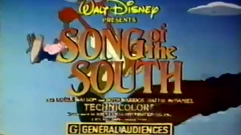 Song of the South 1946 TV trailer from 1986