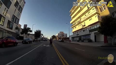 LAPD shoots suspect who was stabbing himself with a piece of glass