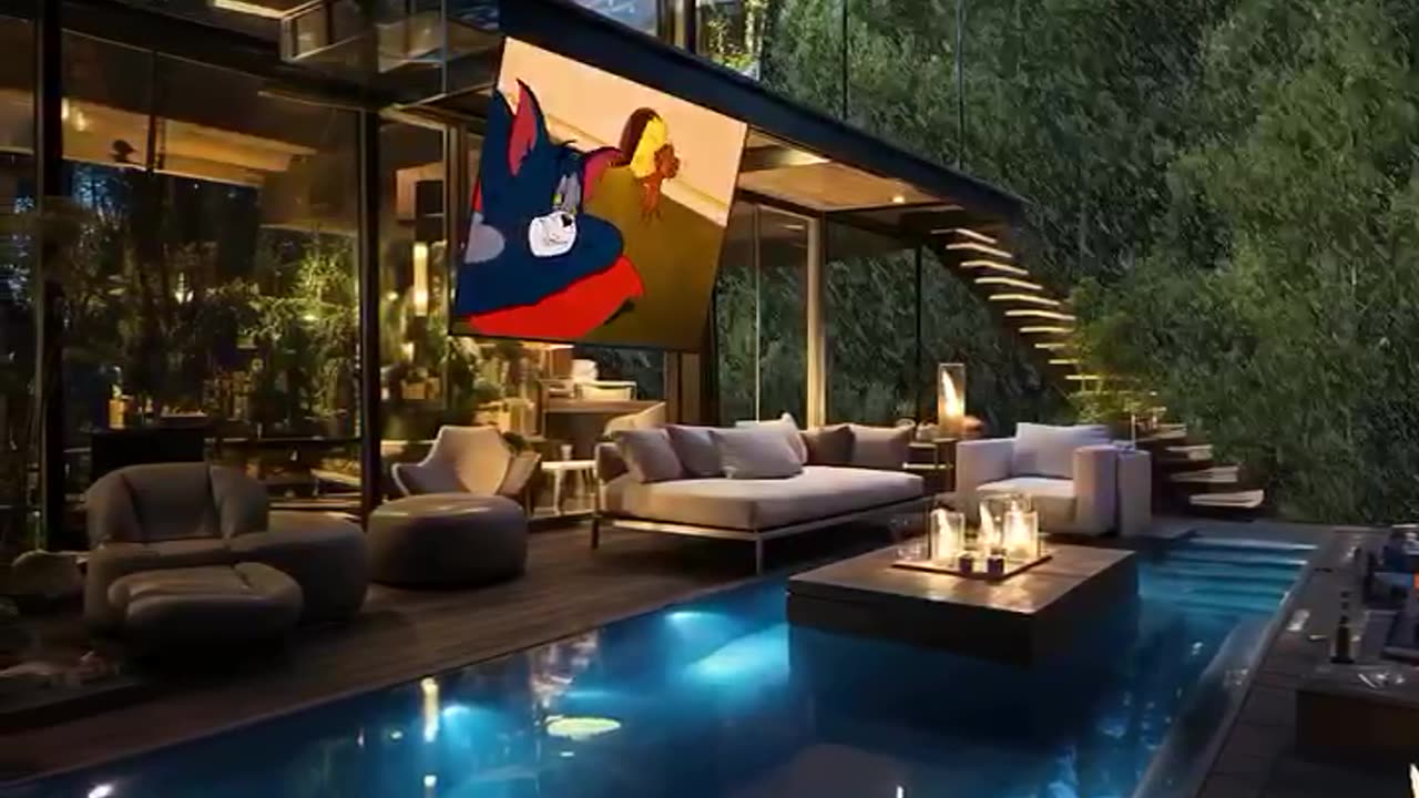 Cozy luxurious modern house