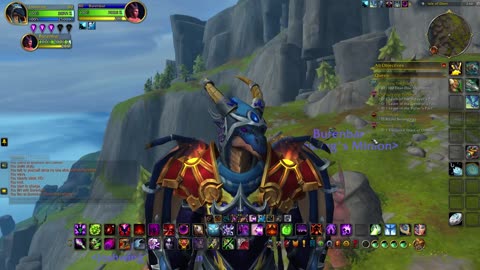 World of Warcraft Dracthyr Warlock Cool Demon Pet Trick