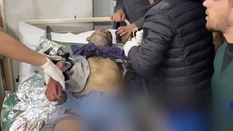 Jews playing cat and mouse with an elderly Palestinian