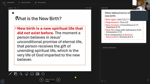 Sunday November 16, 2025 Beginning the Race - You Must be Born Again