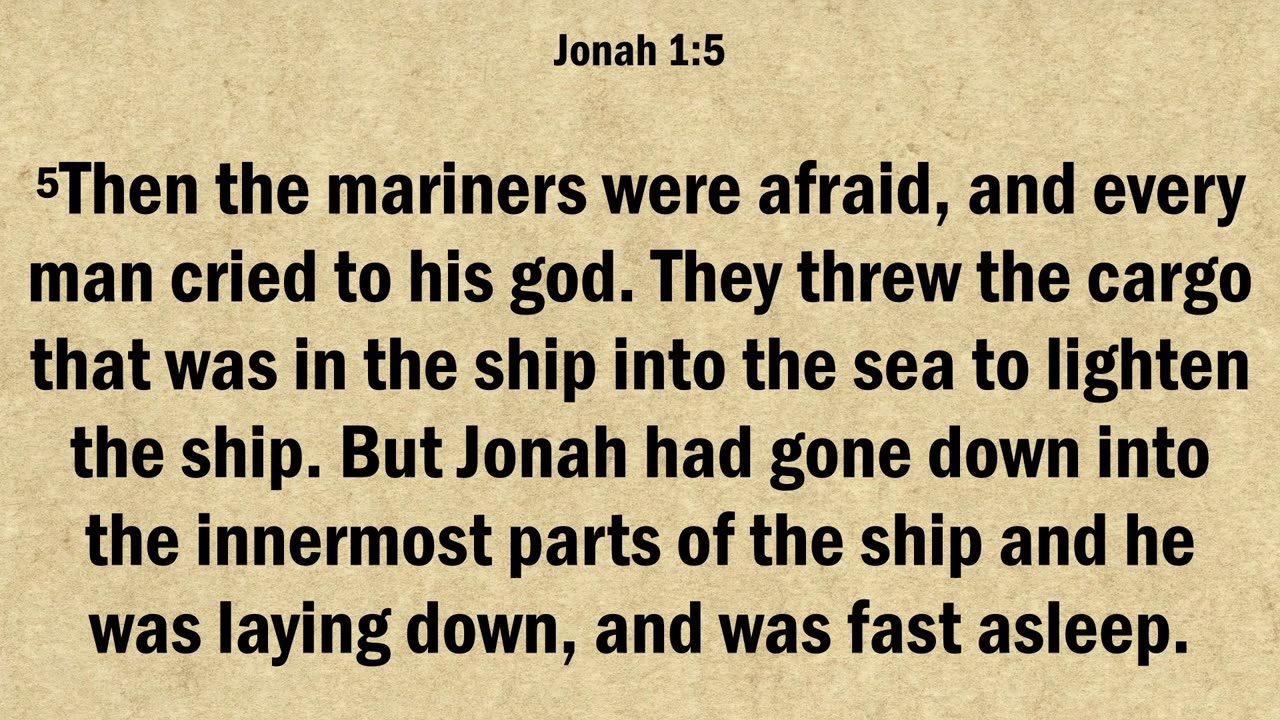 Jonah 1