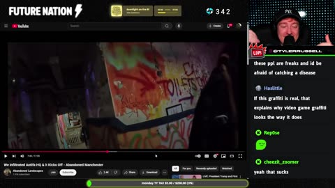 Tyler Russell reacts to Antifa HQ