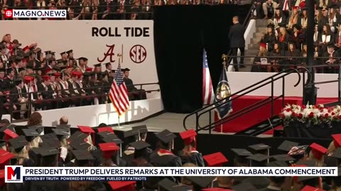 President Trump delivers Motivational Speech at University of Alabama Commencement [LIVE]