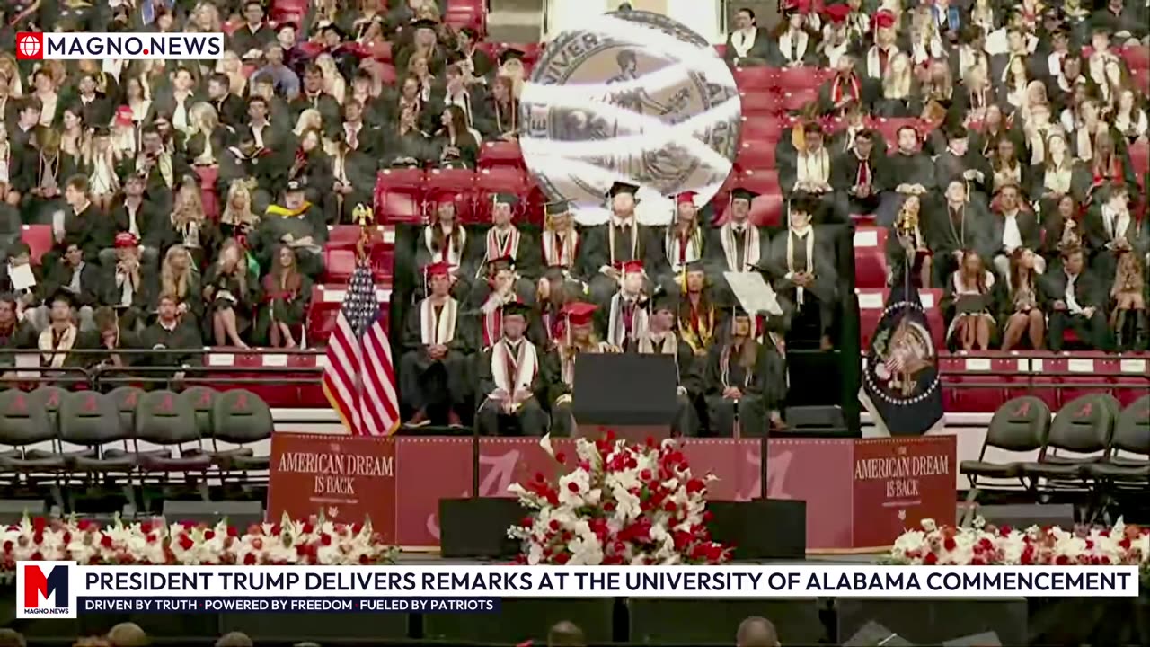 President Trump delivers Motivational Speech at University of Alabama Commencement [LIVE]