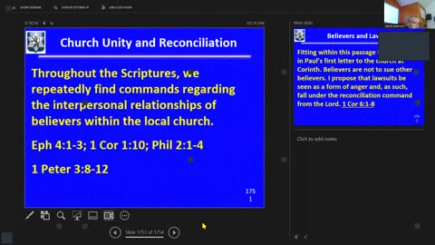 Sunday January 4, 2026 Life of the Messiah 185: Church Unity & Reconcilliation