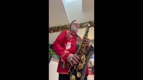 Santa Sax 6 Tenor Sax Santa Claus is Coming to Town Greg Vail Santa Sax Saxophone