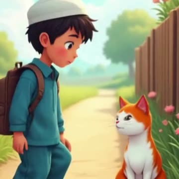 **🐾 Islamic Moral Cartoon for Kids | Urdu Animated Story | Kindness to Animals 🧒🐱**
