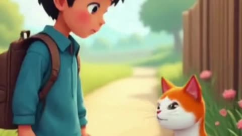 **🐾 Islamic Moral Cartoon for Kids | Urdu Animated Story | Kindness to Animals 🧒🐱**