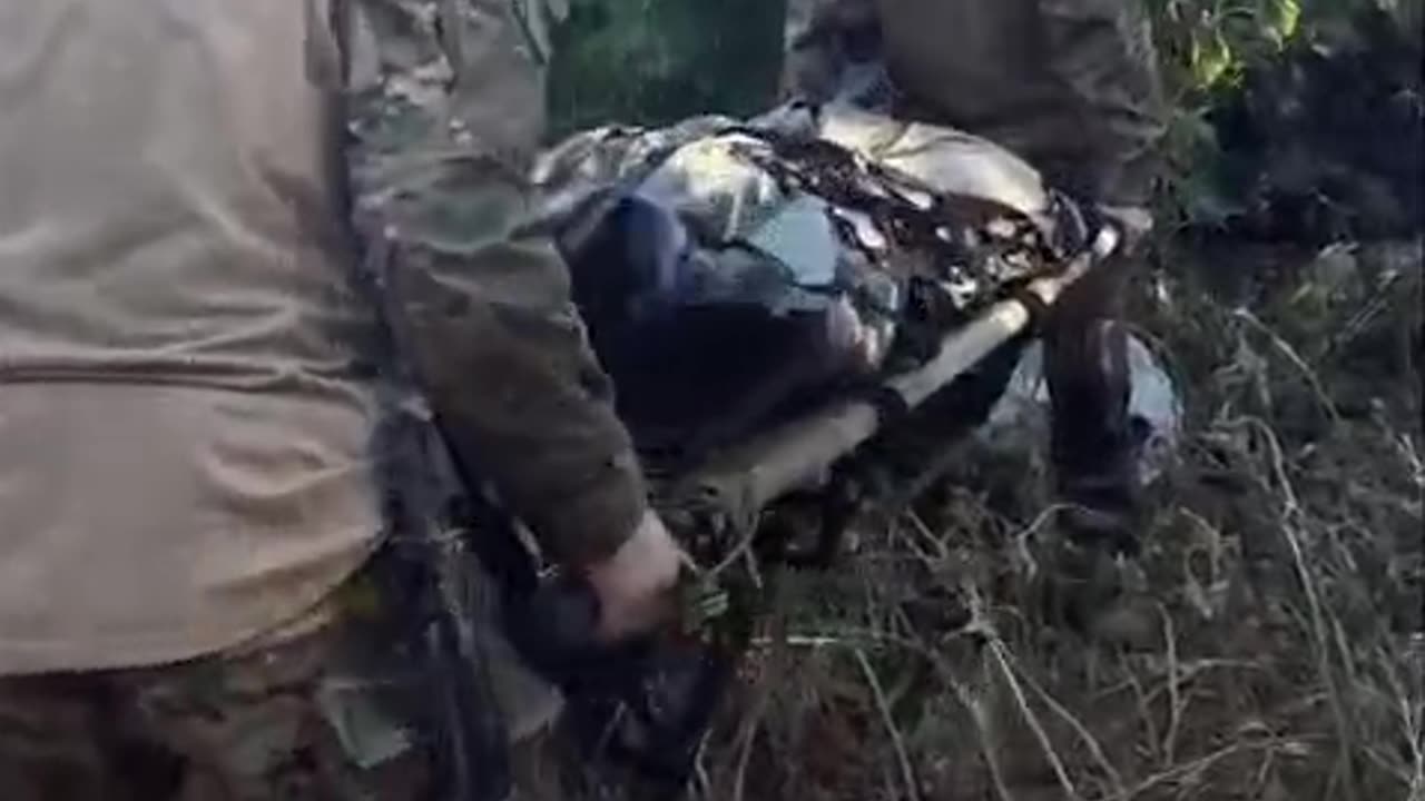 Russian Soldiers Clearing Battlefield Like Its Still Crimean War