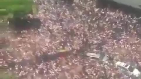 Video: millions of Venezuelans flooded the streets of Caracas and other major cities in celebration of the ouster of Communist dictator Nicholas Maduro
