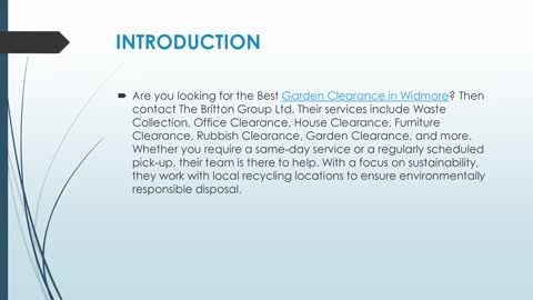 Best Garden Clearance in Widmore