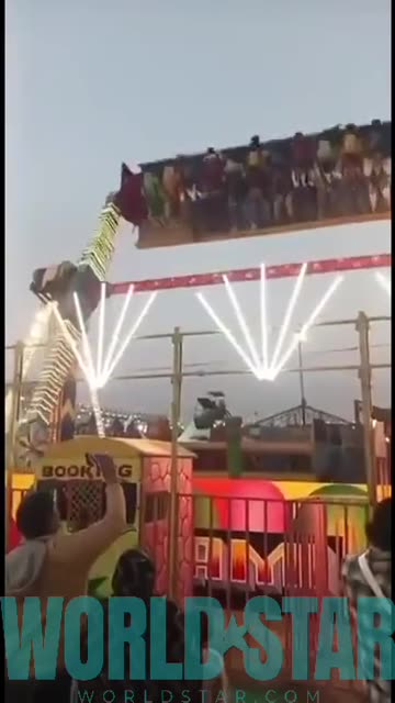 Whoa Joy Ride Collapses At A Fair