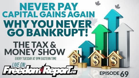 NEVER PAY CAPITAL GAINS IN CANADA AGAIN! The Tax & Money Show EPISODE 69 with Kevin J. Johnston