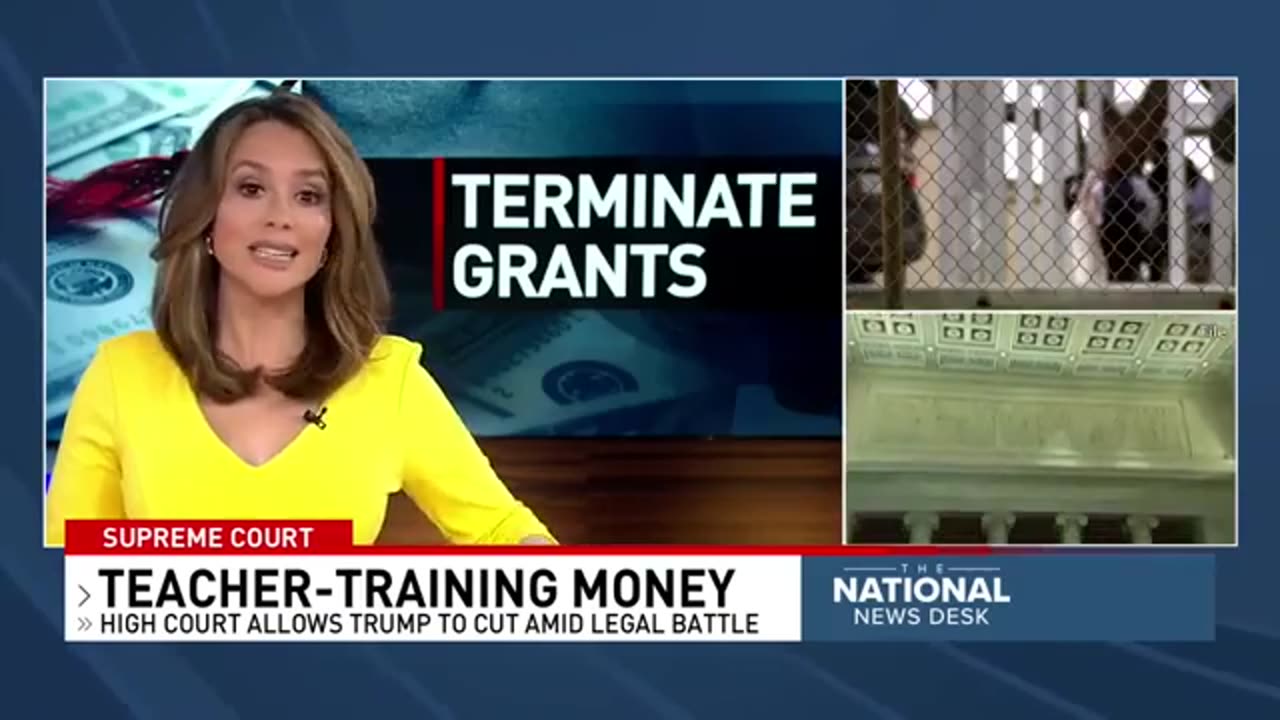 High court allows trump to cut teacher-training money amid legal battle