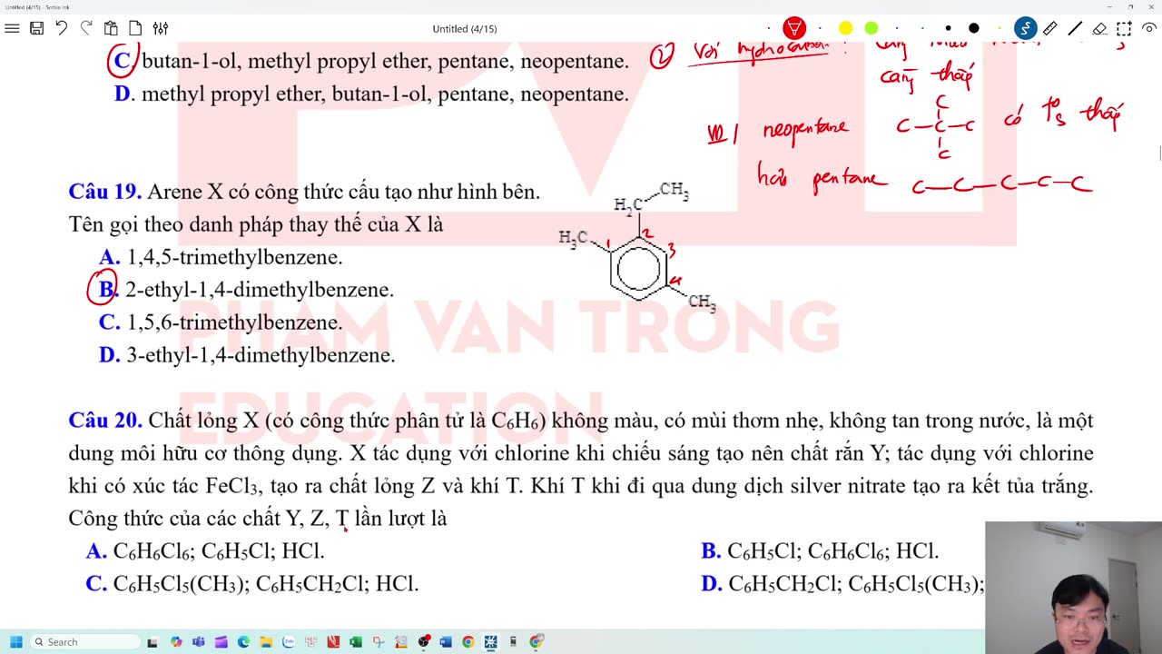 TỔNG ÔN LÝ THUYẾT HYDROCARBON