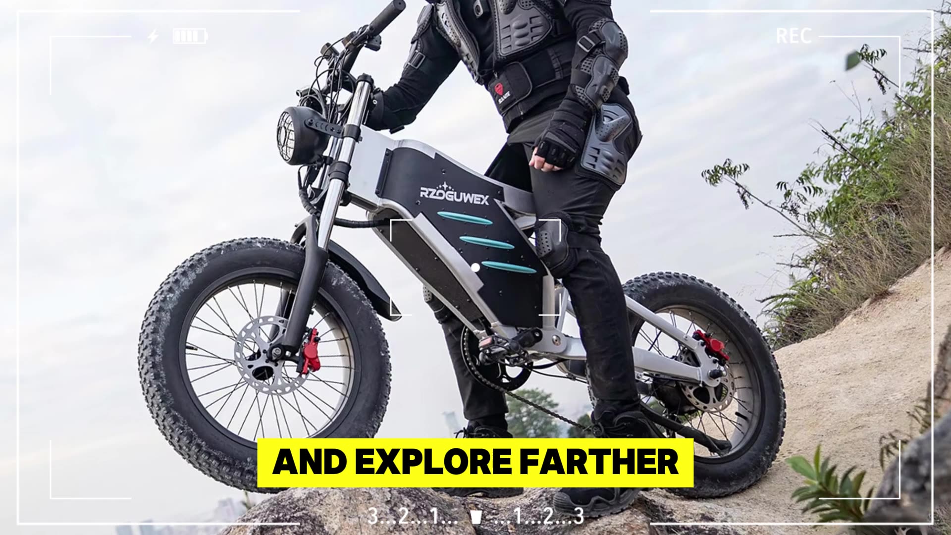 RZOGUWEX X5 Electric Bike 1000W 48V 25Ah Battery 26-Inch Fat Tire All ...