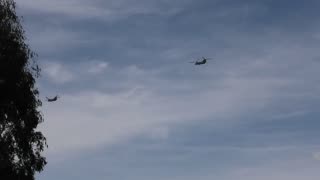 Camo and Black Helicopters at Jaya?