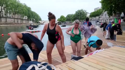 From grime to sublime: Paris opens up River Seine for swimming