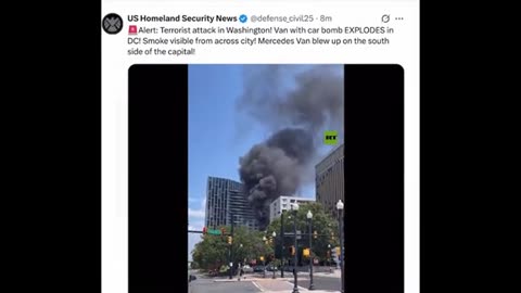 WH and Treasury barricade and Fireman shooting ..