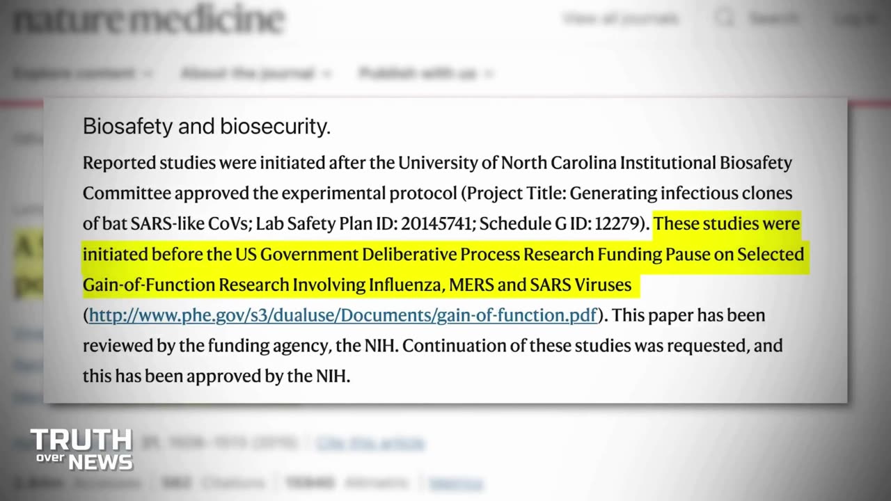 FAUCI AND HIS SADISTIC FRIENDS BARRIC AND COLLINS ORCHESTRATED EVERYTHING