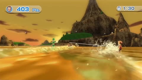 Wii Sports Resort - Wakeboarding (Expert)