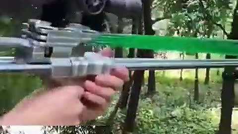Amazing: Long slingshot with laser #slingshot #diy #survivalskills #slingshotcha