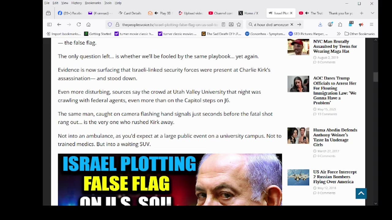 Israel Plotting False Flag on US Soil to Cover Up Charlie Kirk Assassination and Ignite War