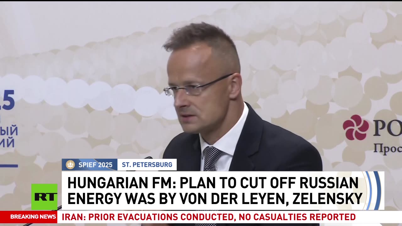 'Without Russian energy we won't be independent' — Hungarian FM Szijjаrtо | SPIEF 2025