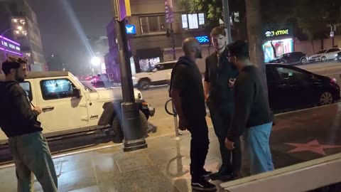 An unprovoked man spits in your face for no reason. Just another beautiful day in California