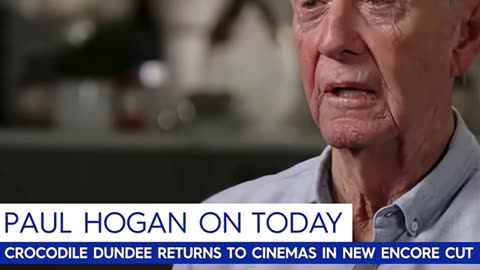 Paul Hogan --meeting Clint Eastwood, 2025 interview #paulhogan #crocidiledundee
