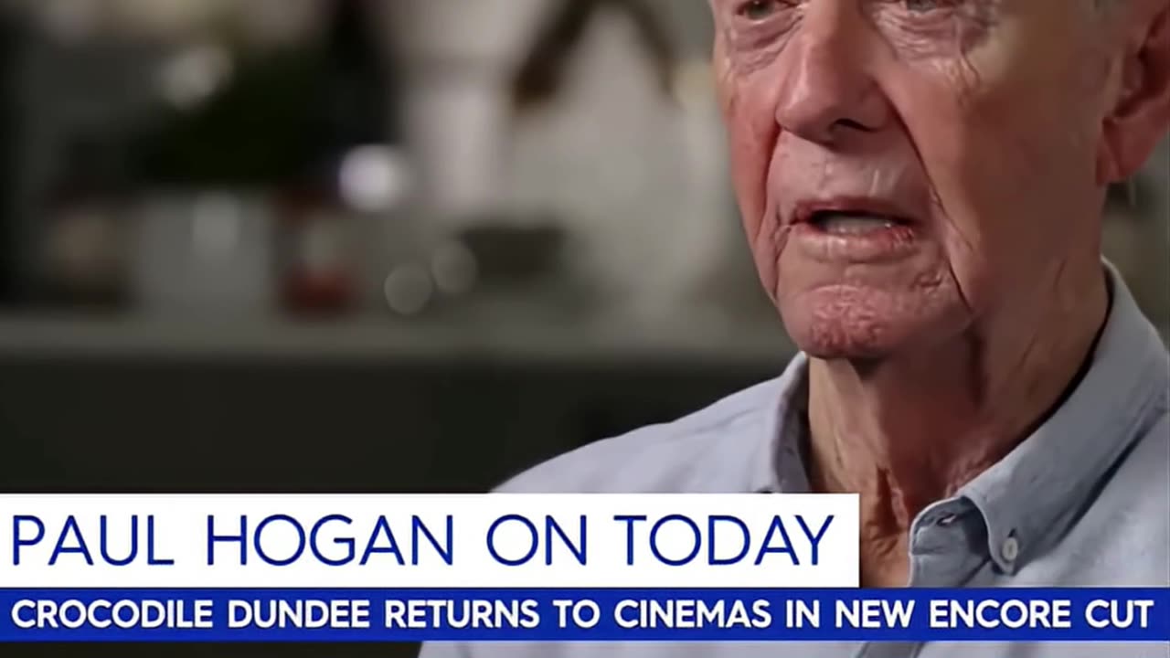 Paul Hogan --meeting Clint Eastwood, 2025 interview #paulhogan #crocidiledundee