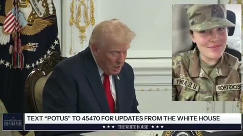 President Trump announces Sarah Beckstrom has passed away from her injuries