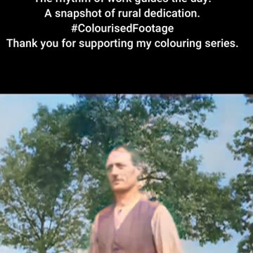 1930s Farm Work Daily Life in the Fields Captured in Colour #ColourisedHistory