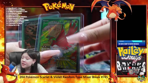 204 Pokémon Scarlet & Violet Random Type Mixer Break #785 [May 23, 2025]***