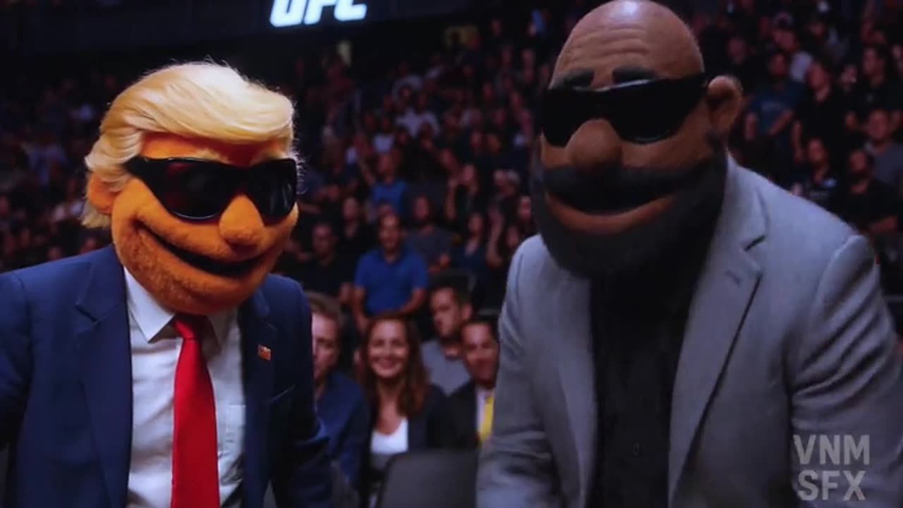 Trump & Shaq Caught on Camera at UFC 314 Fight