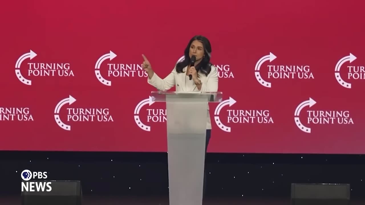 WATCH: Tulsi Gabbard, the director of national intelligence, slams the "deep state"