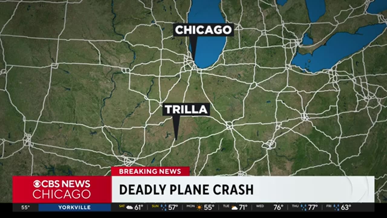 Deadly plane crash under investigation in central Illinois