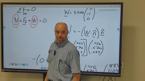 Statics: Normal Force Example